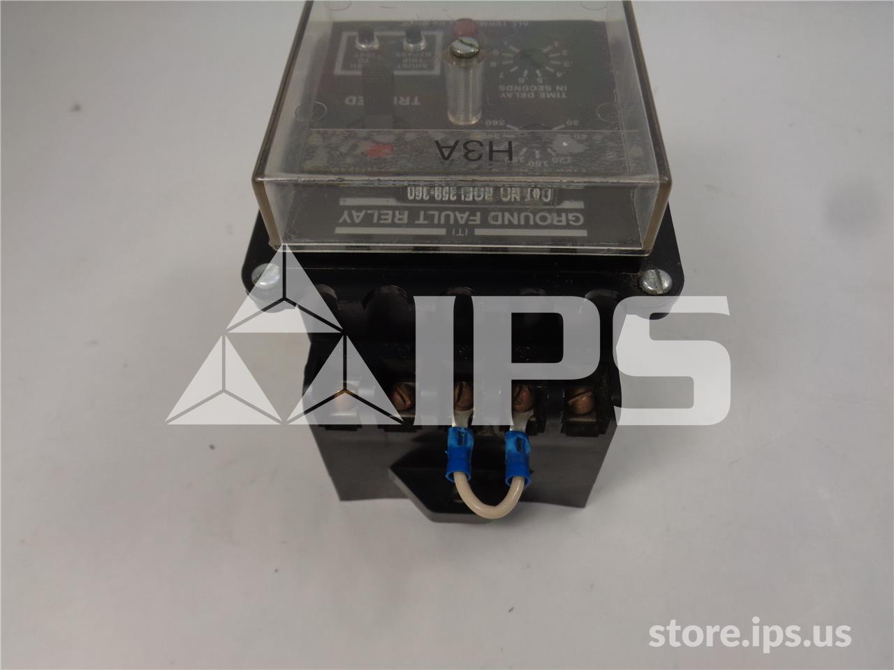 General Electric GE BGFL GROUND FAULT RELAY